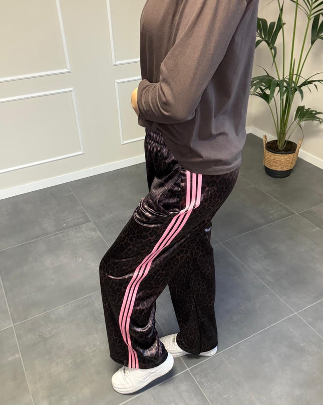 PANTALONE VIRALE LEOPARDATO