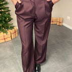 Borgogna / Taglia unica