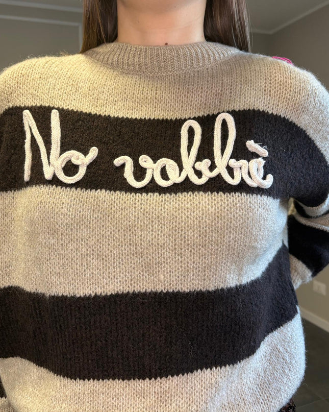 MAGLIONE "NO VABBÉ"