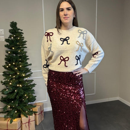 GONNA MIDI PAILLETTES