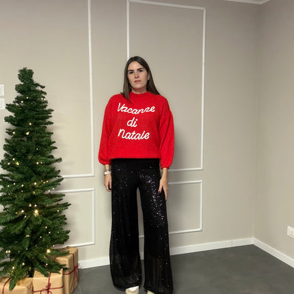 MAGLIONE " VACANZE DI NATALE"