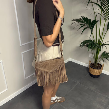 BORSA FRANGE VERA PELLE