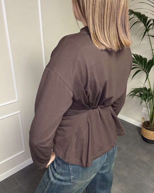 T-SHIRT MANICA LUNGA GANCETTO