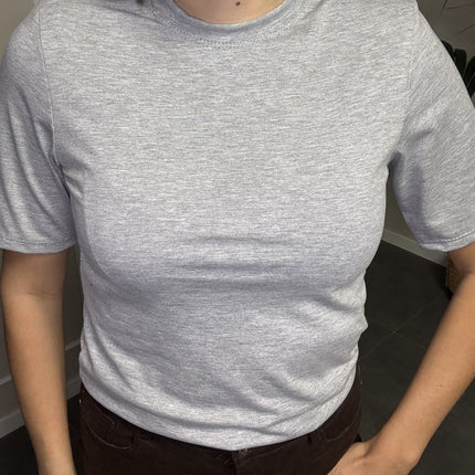 T-SHIRT SPALLINE MANICHE CORTE