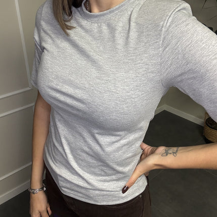 T-SHIRT SPALLINE MANICHE CORTE