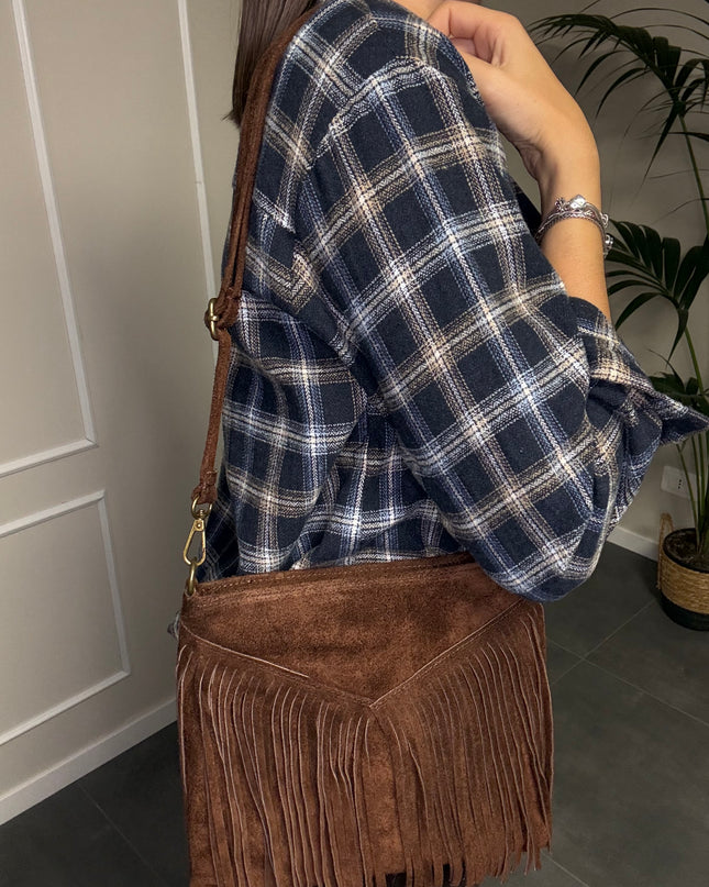 BORSA FRANGE VERA PELLE