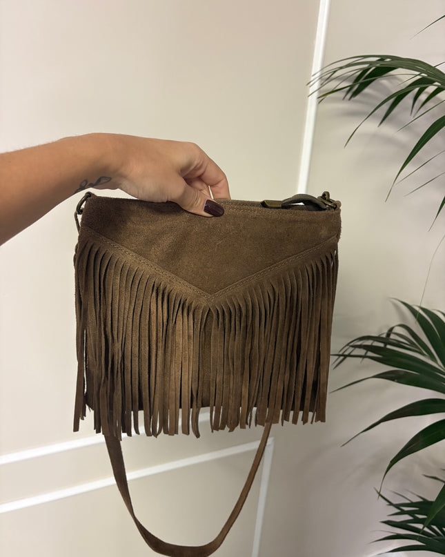 BORSA FRANGE VERA PELLE