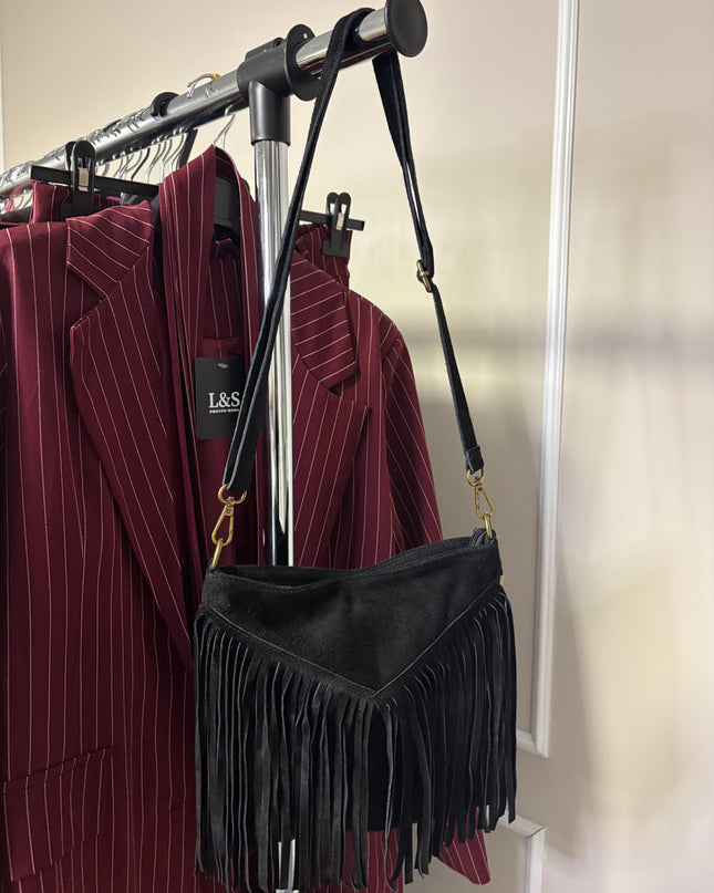 BORSA FRANGE VERA PELLE