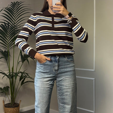 JEANS CHIARO PIEGONE