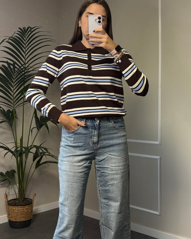 JEANS CHIARO PIEGONE