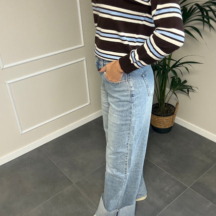 JEANS CHIARO PIEGONE