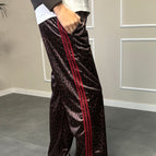 Bande bordeaux / Taglia unica