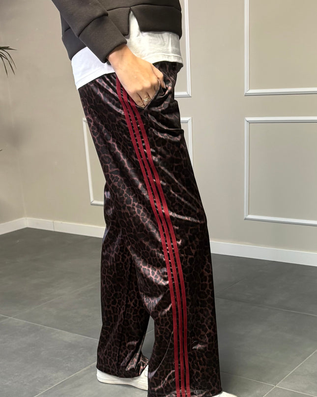 PANTALONE VIRALE LEOPARDATO